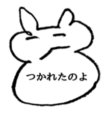 a rabbit kindergarten sticker #3330744