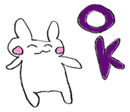 a rabbit kindergarten sticker #3330745