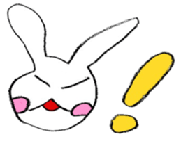 a rabbit kindergarten sticker #3330763