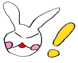 a rabbit kindergarten sticker #3330763