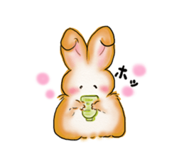 Moon rabbit of the spoiled child. sticker #3330835