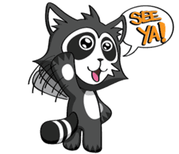 Daccoon Panda & Raccoon sticker #3331320