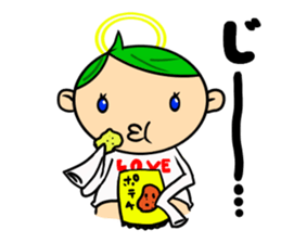 spitful devil vs greedy angel sticker #3331916