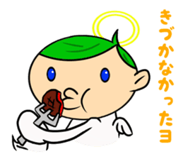 spitful devil vs greedy angel sticker #3331920