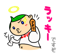 spitful devil vs greedy angel sticker #3331928