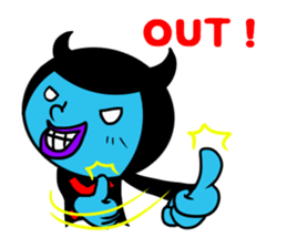 spitful devil vs greedy angel sticker #3331933