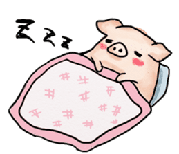 manmaru pig sticker #3332114