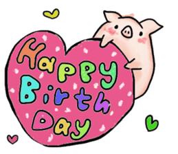 manmaru pig sticker #3332123