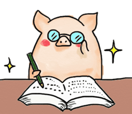 manmaru pig sticker #3332124