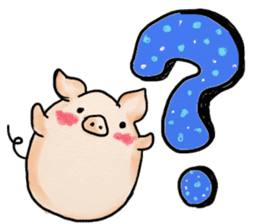 manmaru pig sticker #3332127