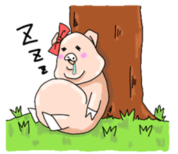 The pleasant friends in woods sticker #3332514