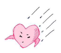 Be moved to tears (Heart & Rabbit) sticker #3333712