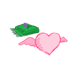 Be moved to tears (Heart & Rabbit) sticker #3333723