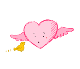 Be moved to tears (Heart & Rabbit) sticker #3333726