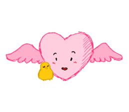 Be moved to tears (Heart & Rabbit) sticker #3333727