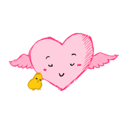 Be moved to tears (Heart & Rabbit) sticker #3333728