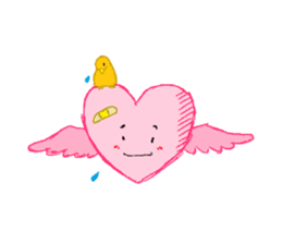 Be moved to tears (Heart & Rabbit) sticker #3333732