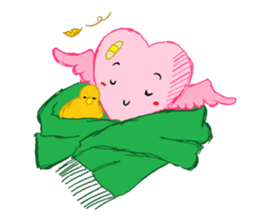 Be moved to tears (Heart & Rabbit) sticker #3333734