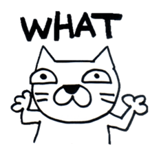 Plain-Looking Cat sticker #3333970