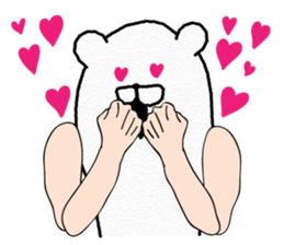 Funny Polar Bear sticker #3334406