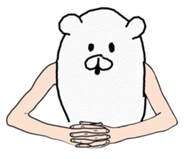 Funny Polar Bear sticker #3334409