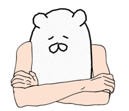Funny Polar Bear sticker #3334411