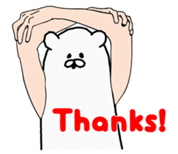 Funny Polar Bear sticker #3334428