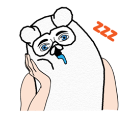 Funny Polar Bear sticker #3334431