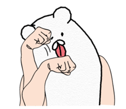 Funny Polar Bear sticker #3334432