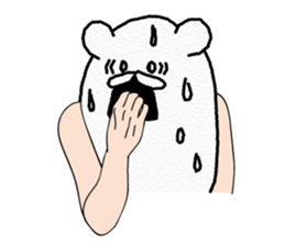 Funny Polar Bear sticker #3334434