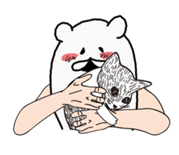 Funny Polar Bear sticker #3334436