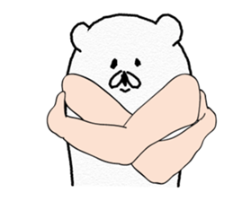 Funny Polar Bear sticker #3334437