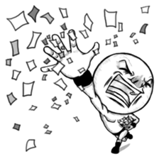 Be transmitted! Daily cry. sticker #3334475