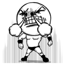 Be transmitted! Daily cry. sticker #3334479