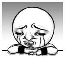 Be transmitted! Daily cry. sticker #3334480