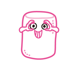 Marshmallow philosopher sticker #3335000