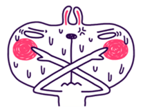 4-step reaction. sticker #3335784