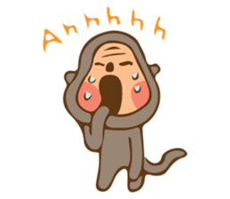 Cute Little Monkey sticker #3336018