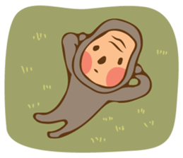 Cute Little Monkey sticker #3336019