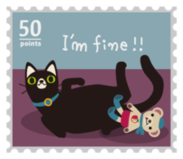 Nelco Cat postage sticker #3336487