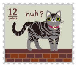 Nelco Cat postage sticker #3336488