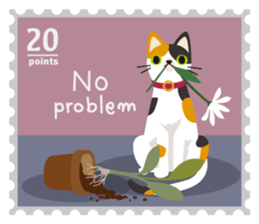 Nelco Cat postage sticker #3336491