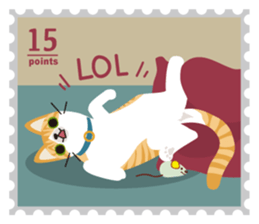 Nelco Cat postage sticker #3336493