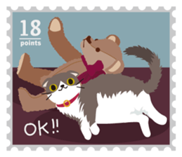 Nelco Cat postage sticker #3336494