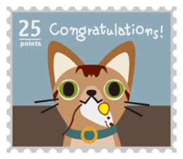 Nelco Cat postage sticker #3336497