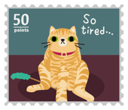 Nelco Cat postage sticker #3336499