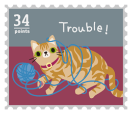 Nelco Cat postage sticker #3336516