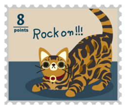 Nelco Cat postage sticker #3336518
