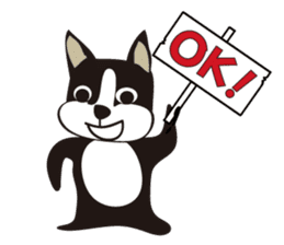 boschee of the Boston terrier sticker #3336882