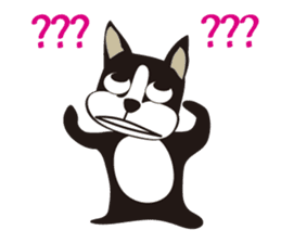 boschee of the Boston terrier sticker #3336886